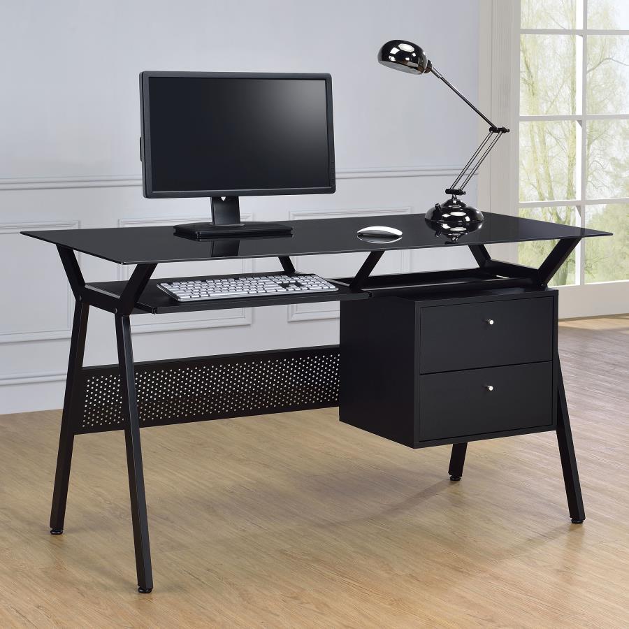 2-drawer Computer Desk 800436